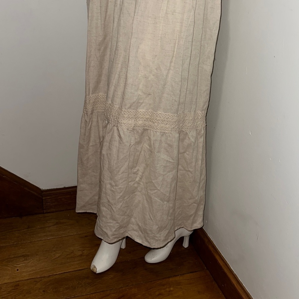 NWT LINEN BLEND DRESS - Picture 2 of 9